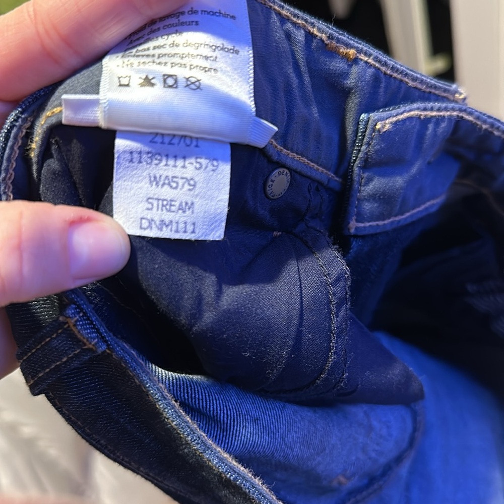 NWOT PAIGE Skyline Straight Dark Wash Jeans - Picture 8 of 8